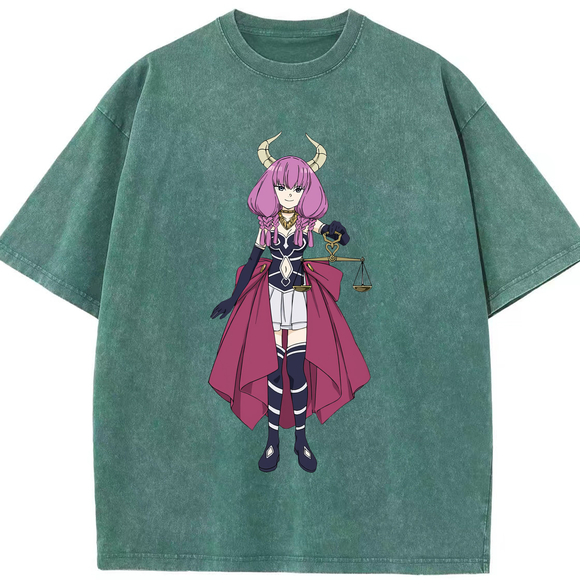 （画像用） 葬送のフリーレン Frieren 綿100% ヴィンテージ風 半袖Tシャツ（フロントプリント）